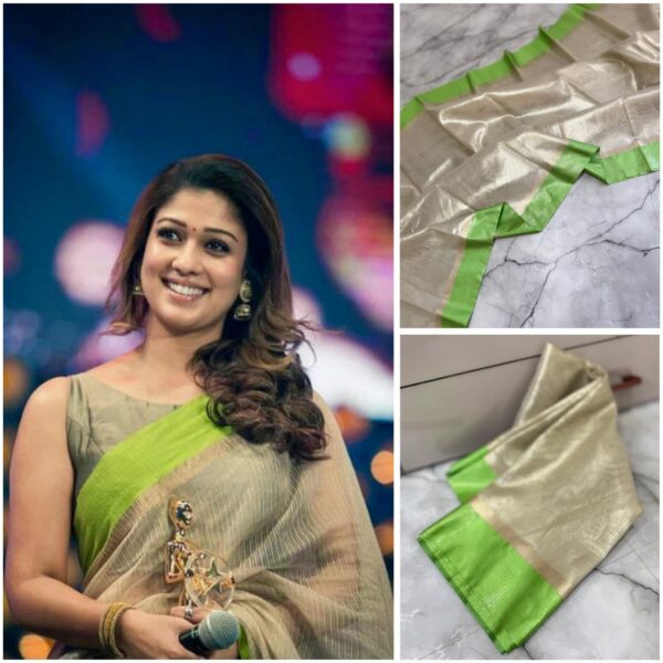 NAYNTARA MAM TISSUE SILK SAREE