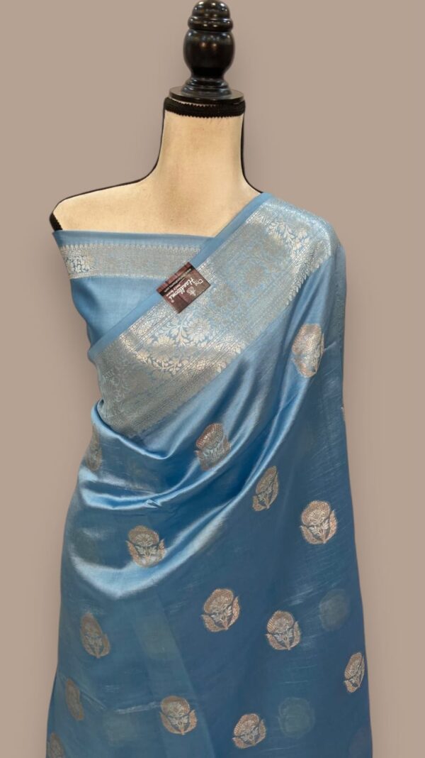 Dyeble semi katan silk sarees