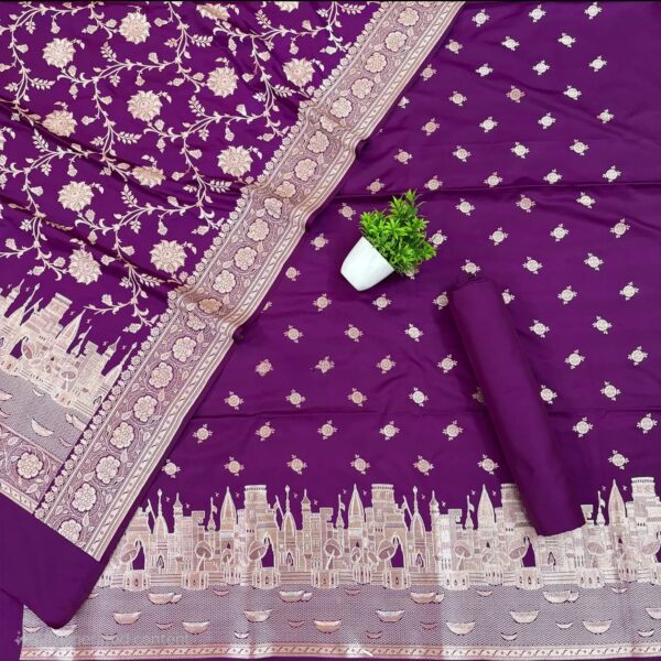Banarasi Satin Handloom Katan Suit