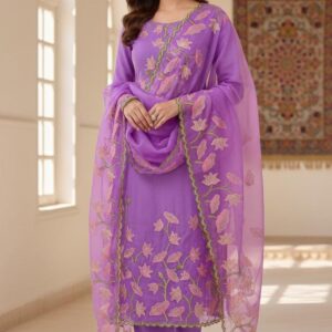 Banarasi Unstitched Organza Silk Embroidery Suits