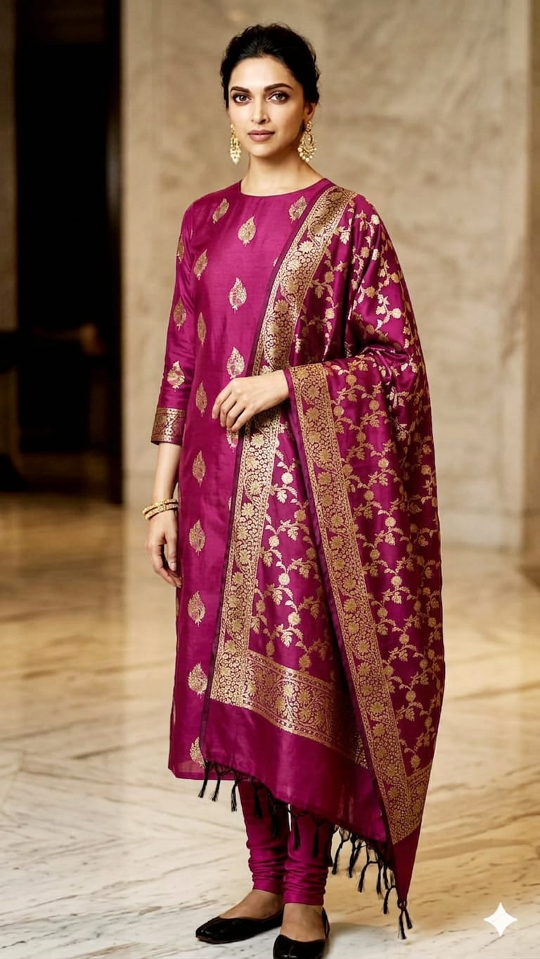 Banarasi Semi Katan Soft Silk Suit