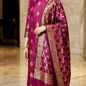 Banarasi Semi Katan Soft Silk Suit