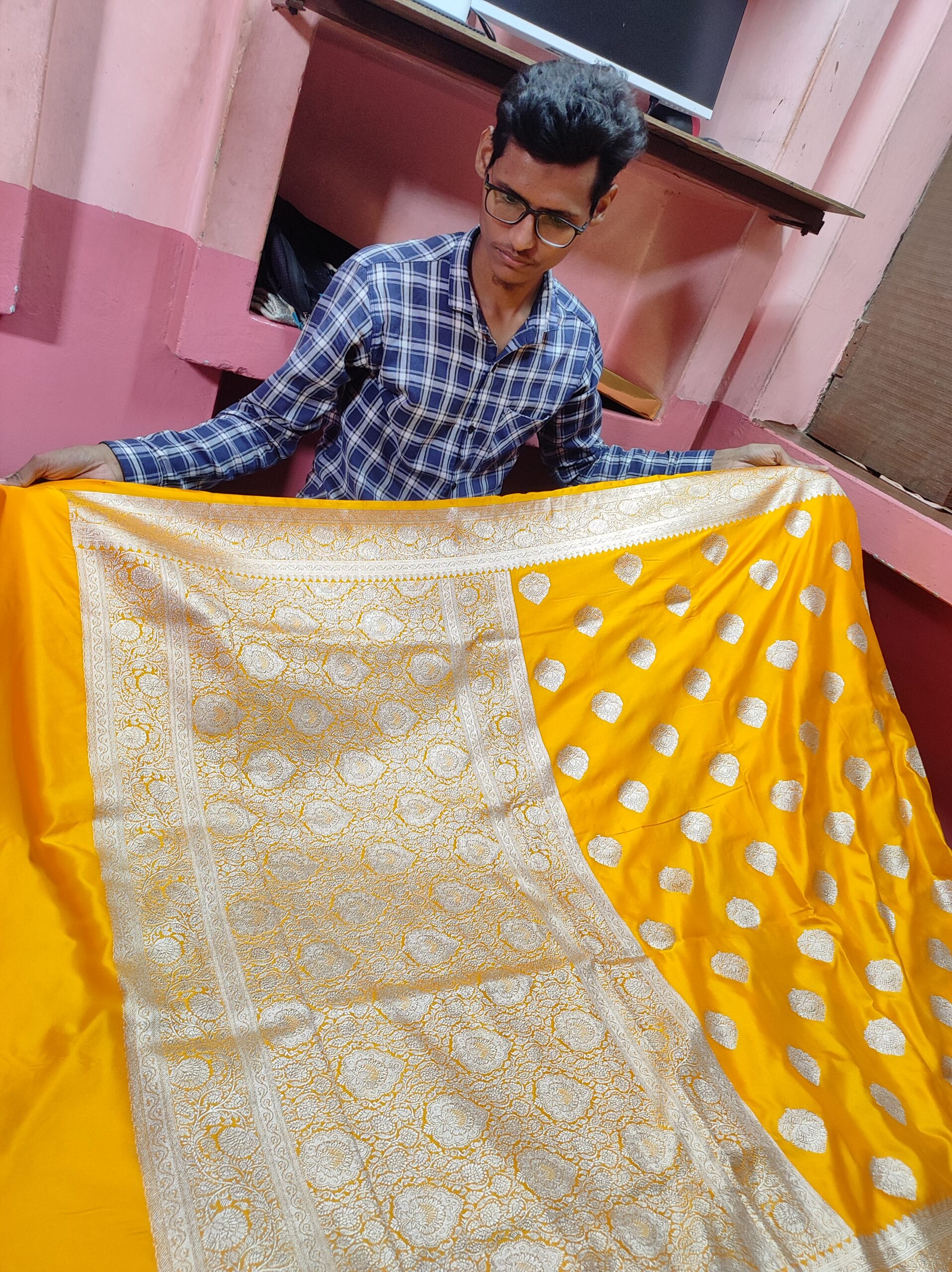 Banarasi Mashru Silk Saree