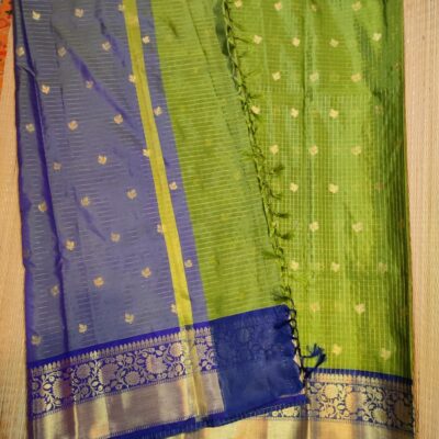 Banarasi Trending Check Buti Saree