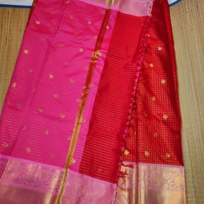 Banarasi Trending Check Buti Saree