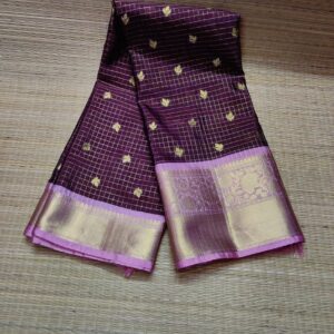 Banarasi Trending Check Buti Saree