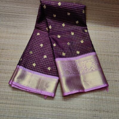 Banarasi Trending Check Buti Saree