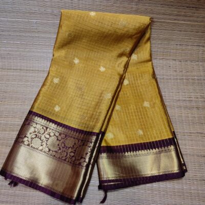 Banarasi Trending Check Buti Saree