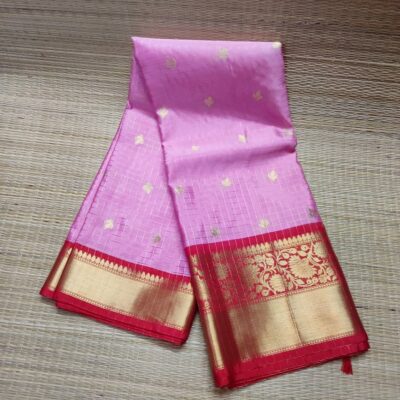 Banarasi Trending Check Buti Saree