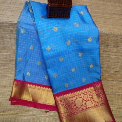 Banarasi Trending Check Buti Saree