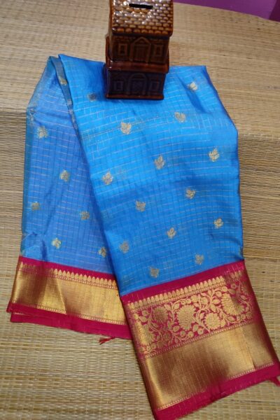 Banarasi Trending Check Buti Saree