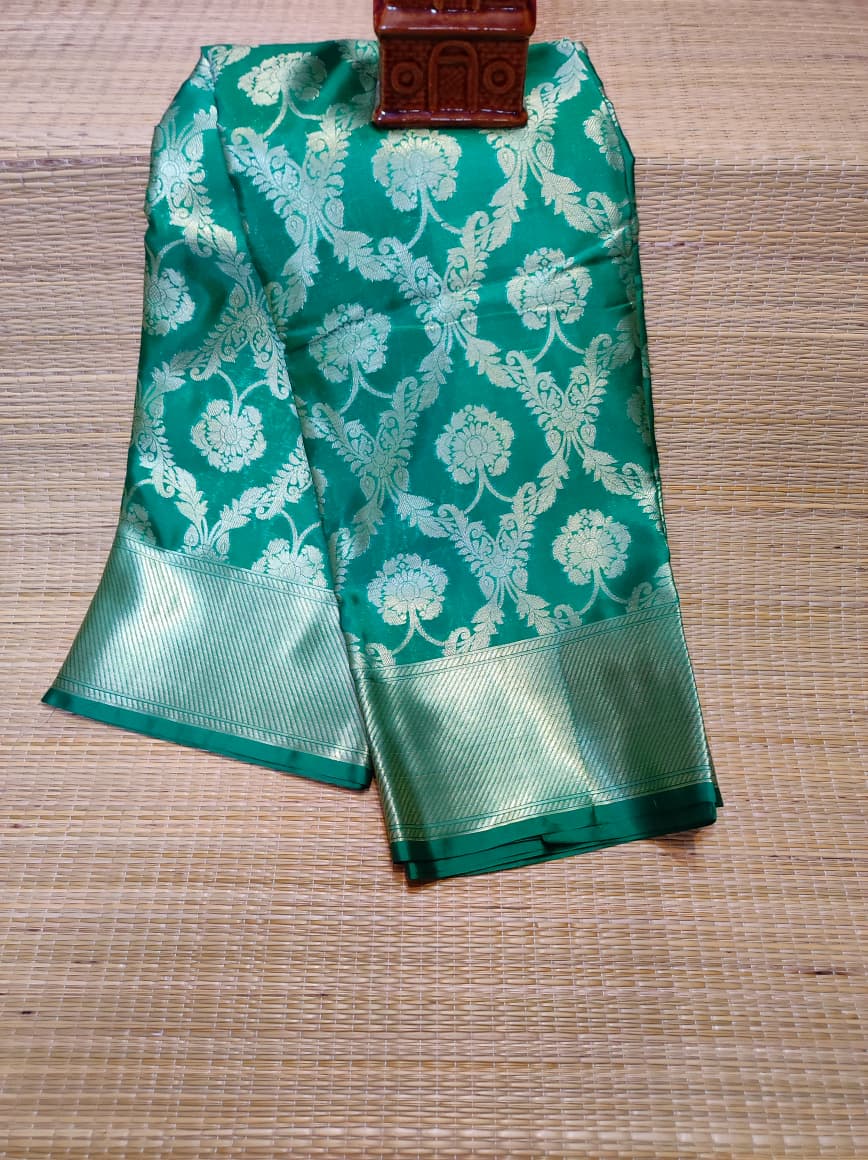 Premium Banarasi Soft Silk Tanchui Rich Zari Weaving Saree