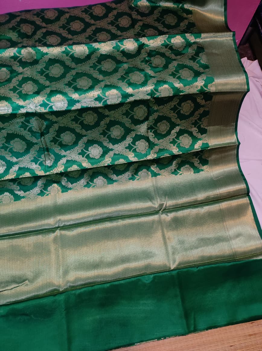 Premium Banarasi Soft Silk Tanchui Rich Zari Weaving Saree