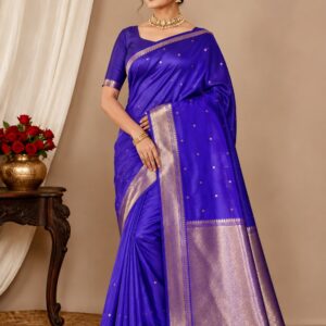 Banarasi Pure Handloom Kadua Lock Zari Weaving Saree