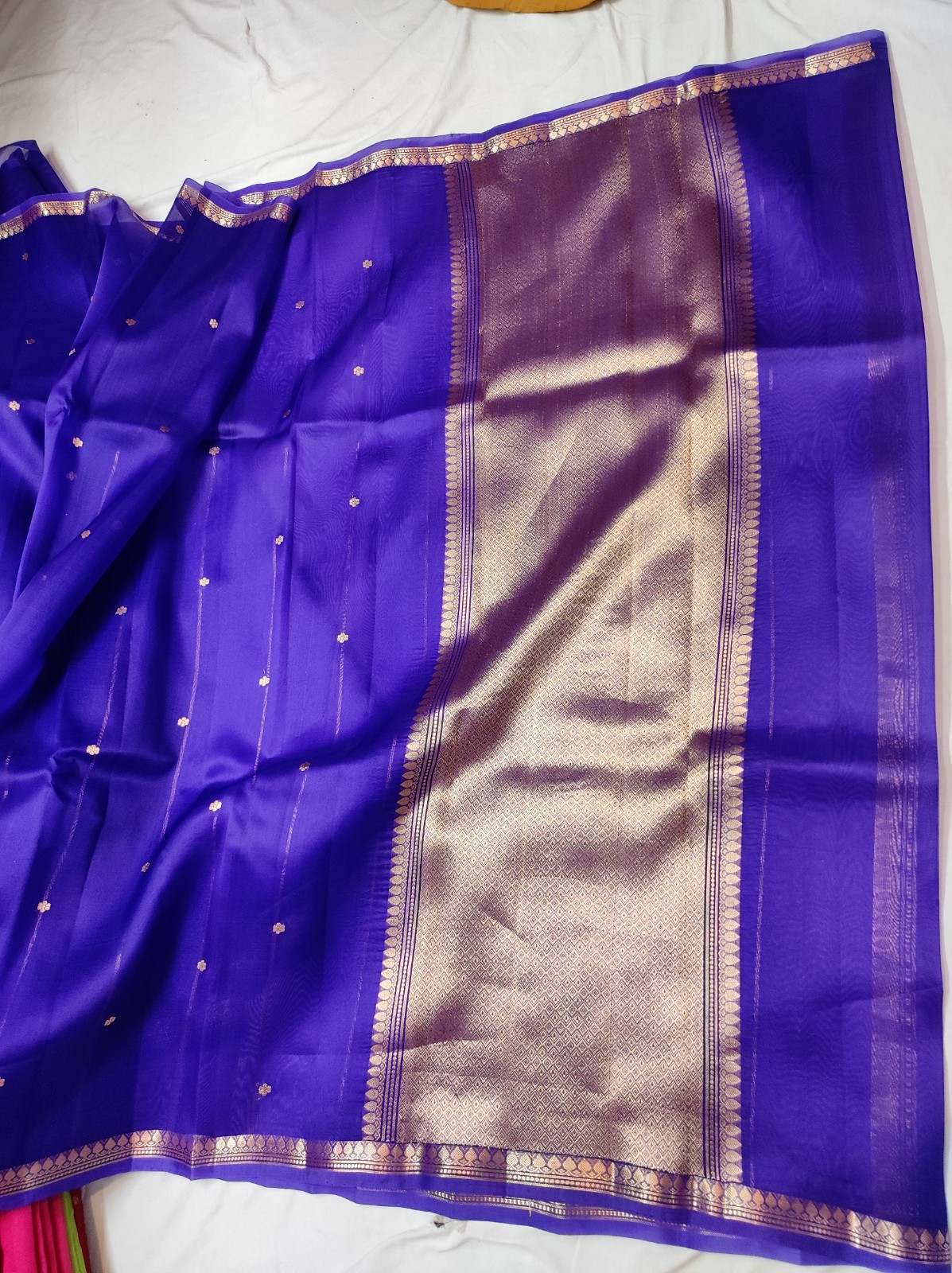 Banarasi Pure Handloom Kadua Lock Zari Weaving Saree