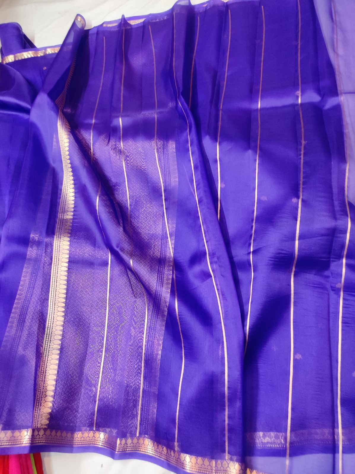 Banarasi Pure Handloom Kadua Lock Zari Weaving Saree