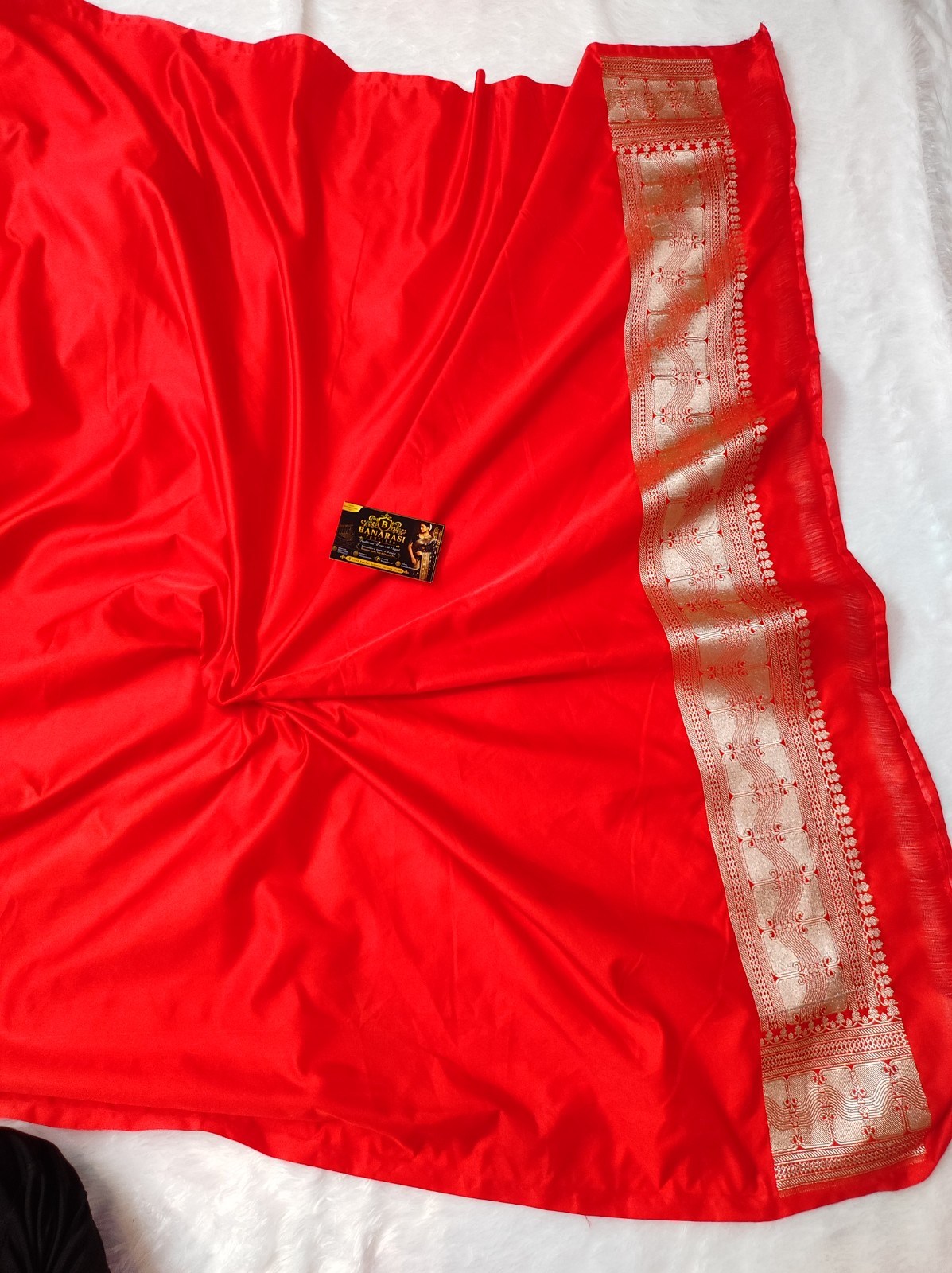 Nita Ambani Inspired Banarasi Mashru Katan Silk Saree